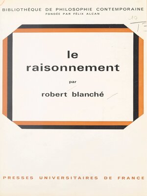 cover image of Le raisonnement